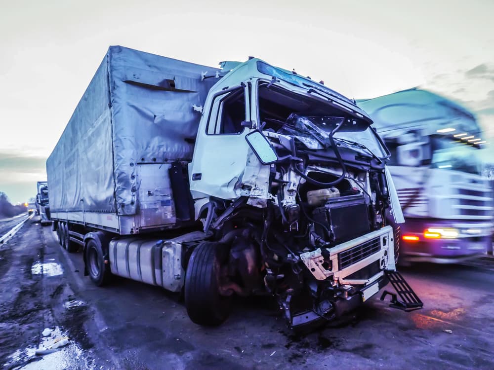 Truck Accident on highway